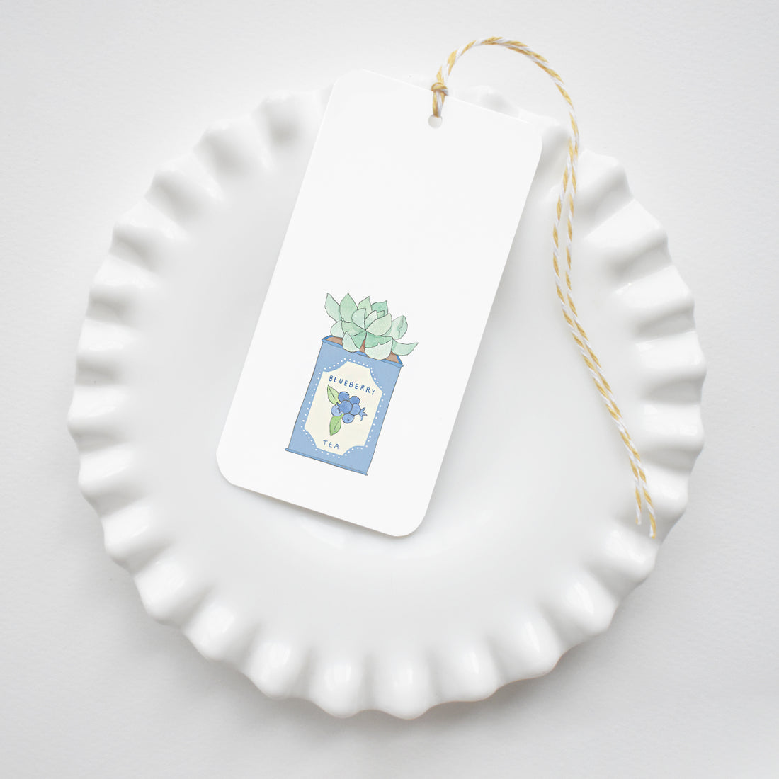 Blueberry Tea Tin Tags by Sara Fitz