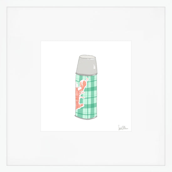 Thermos, Green Art Print