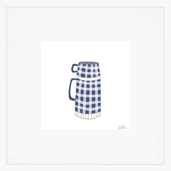 Thermos, Navy Art Print