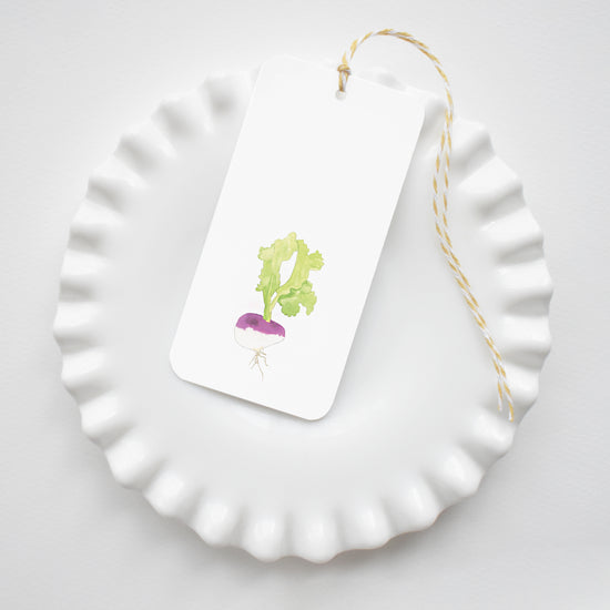 Turnip Tags by Sara Fitz