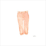 Summer Pants Art Print by Sara Fitz
