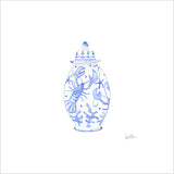 Nautical Ginger Jar, Lobster Art Print