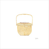 Nantucket Basket Art Print by Sara Fitz