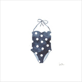 Polka Dot Swimsuit Art Print by Sara Fitz