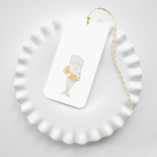 Whale Tags by Sara Fitz