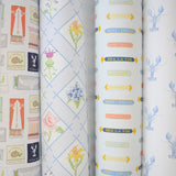 Cross Stitch Floral Gift Wrap