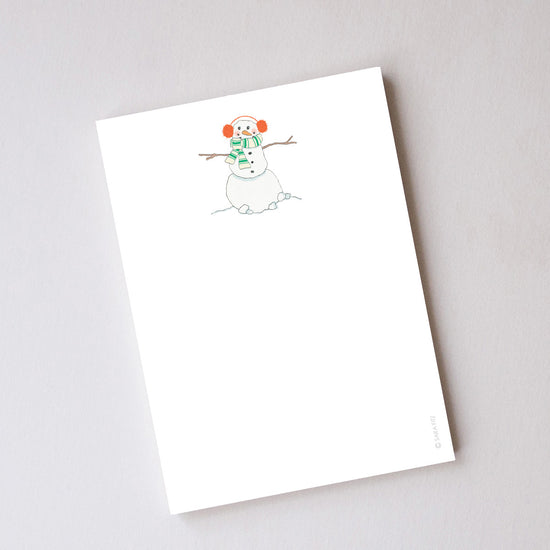 Happy Snowman Notepad