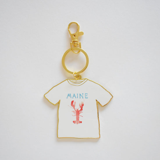 Maine Tee Bag Charm