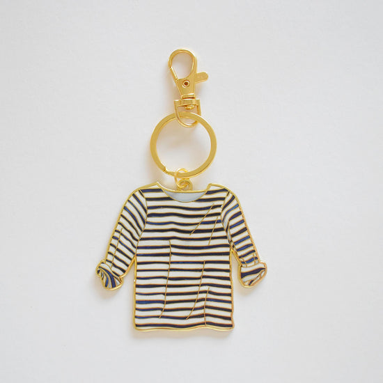Striped Shirt Bag Charm