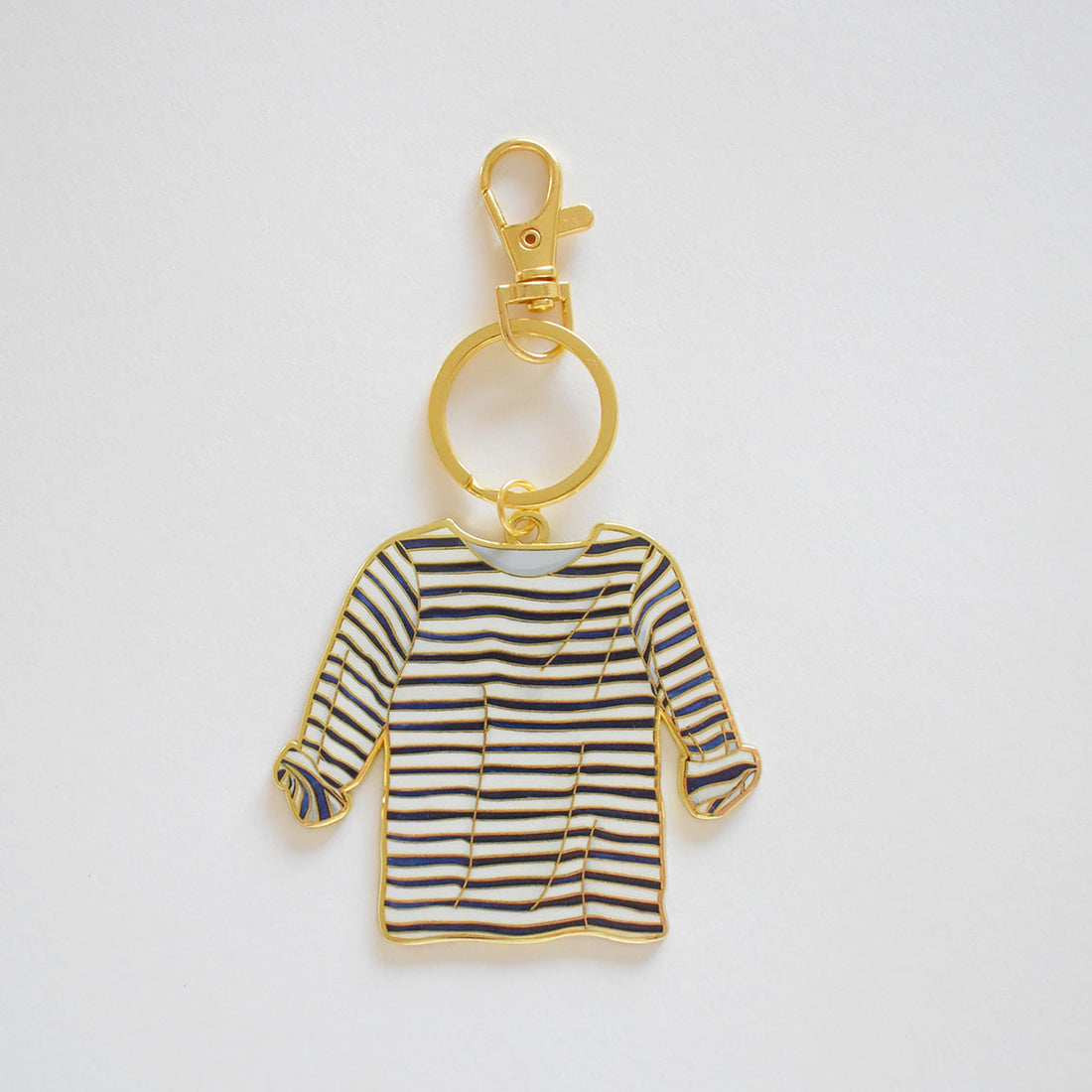 Striped Shirt Bag Charm