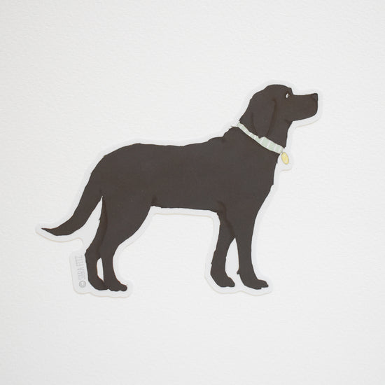 Black Pup Sticker