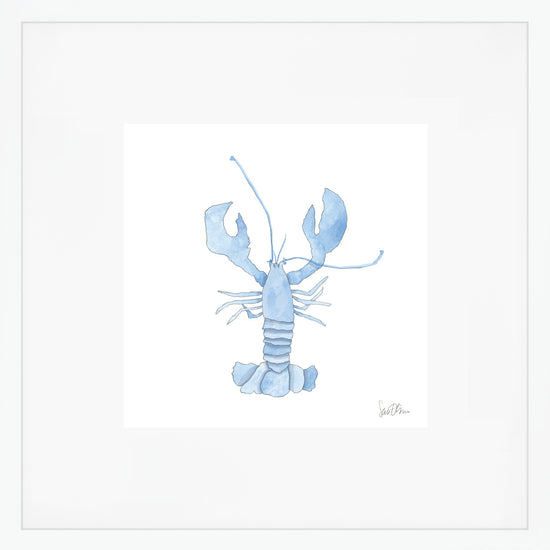 Blue Lobster Art Print