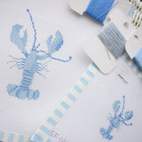 Blue Lobster Needlepoint