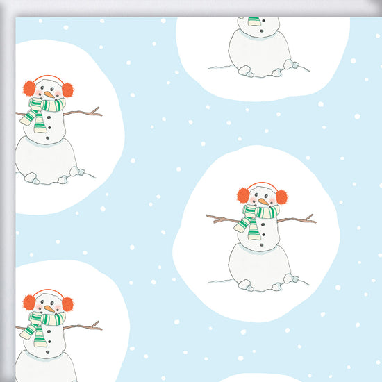 Happy Snowman Gift Wrap