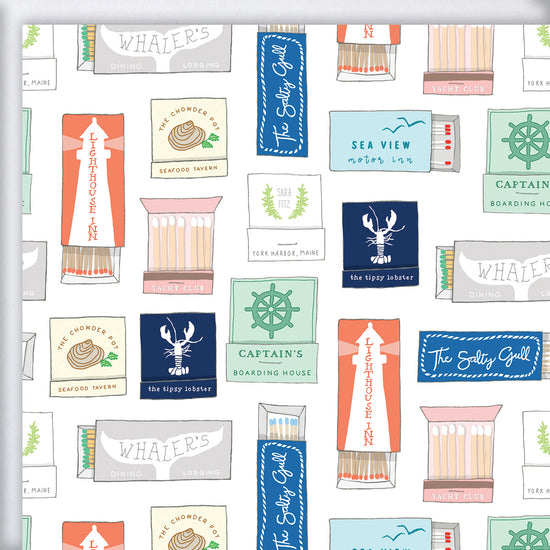 Coastal Matches Gift Wrap