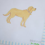 Golden Pup Needlepoint