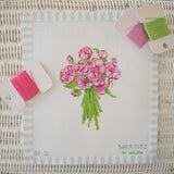 Peonies Needlepoint