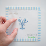 MINI Blue Lobster Needlepoint