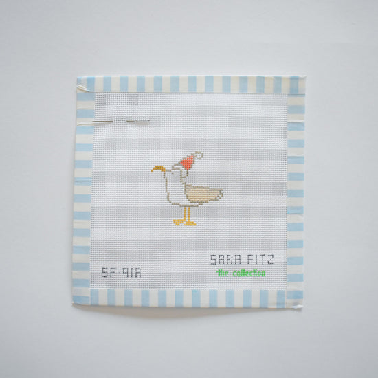 MINI Santa Gull Needlepoint