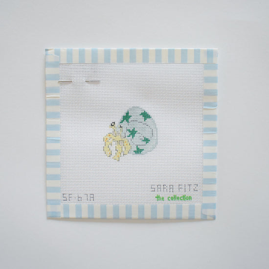 MINI Star Hermit Crab Needlepoint