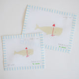 MINI Santa Whale Needlepoint