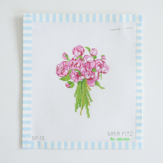 Peonies Needlepoint