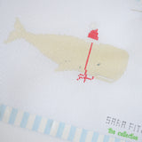 MINI Santa Whale Needlepoint