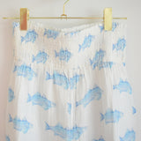 Blue Fish Pajama Set