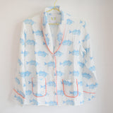 Blue Fish Pajama Set