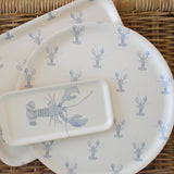 Blue Lobster Tray, Round