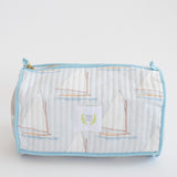 Cosmetic Pouch, Sailboat