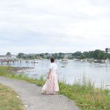 Tiered Maxi Skirt, Lobster