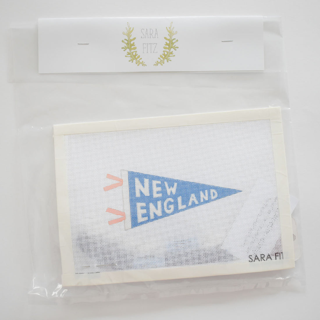 New England Pennant Needlepoint