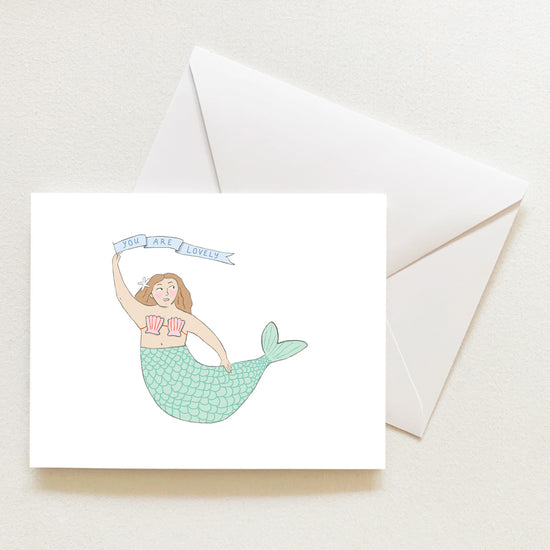 Mermaid Note Card