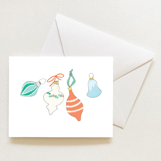 Vintage Ornament Note Card by Sara Fitz