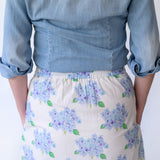 Button-Down Skirt, Hydrangea