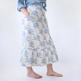 Button-Down Skirt, Hydrangea