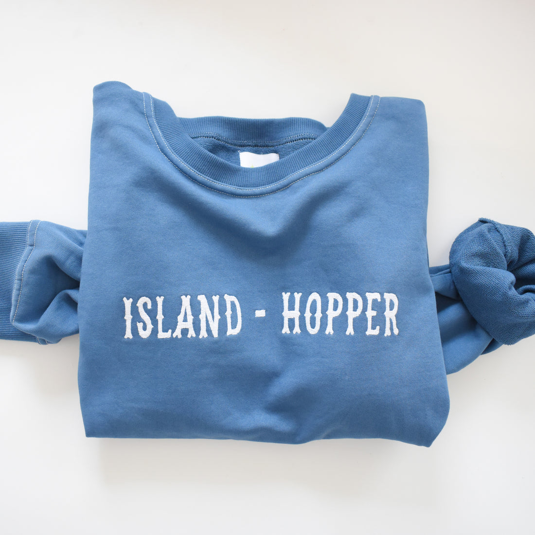 Embroidered Island-Hopper Sweatshirt