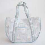 Expandable Tote, Sailboat