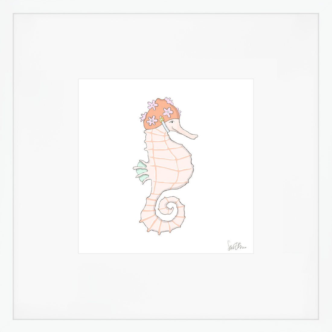 Seahorse Art Print