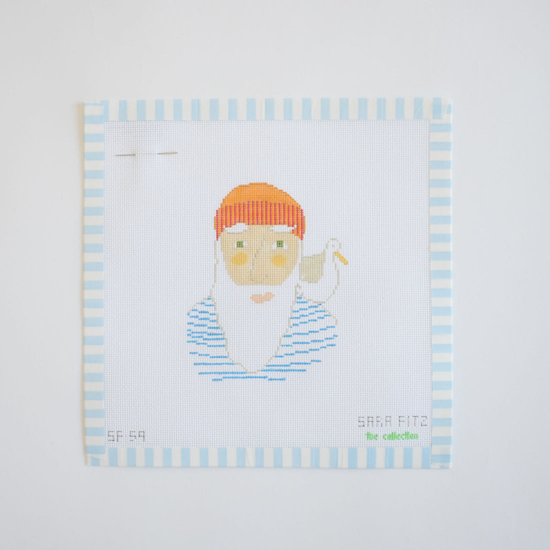 Skipper Stripes Needlepoint