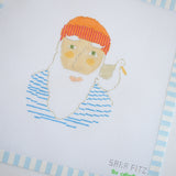 Skipper Stripes Needlepoint