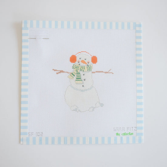 Snowman Needlepoint