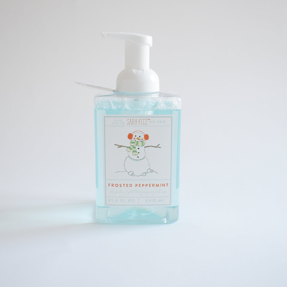 Snowman Foaming Soap