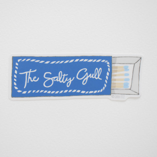 Salty Gull Matches Sticker