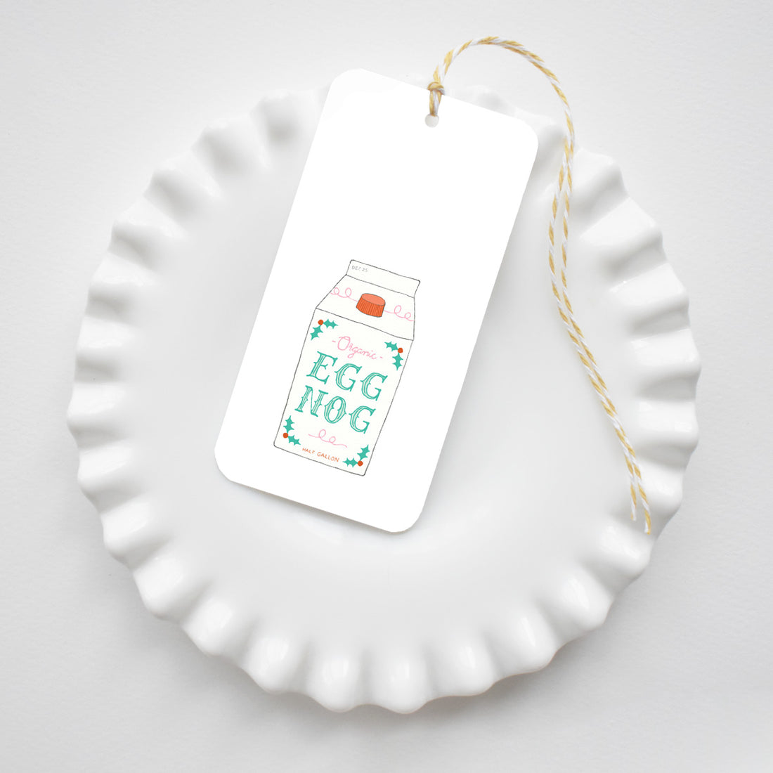 Eggnog Tags by Sara Fitz