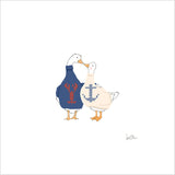 Coastal Geese Art Print