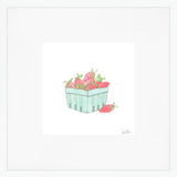 Strawberry Basket Art Print