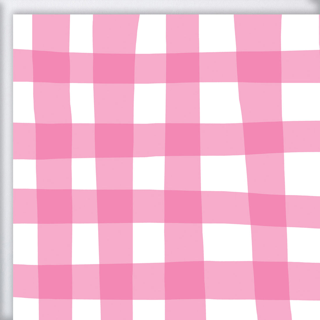 Pink Check Gift Wrap