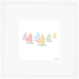 Rainbow Fleet Art Print
